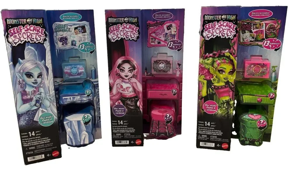 Monster High Self-Scare Secrets 2026 Frankie Abbey Bominable & Venus McFlytrap